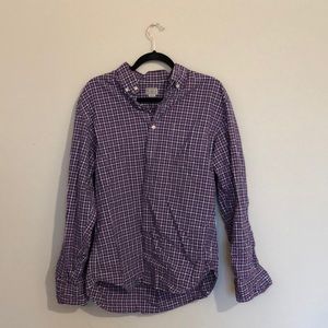 J. Crew blue and pick button down